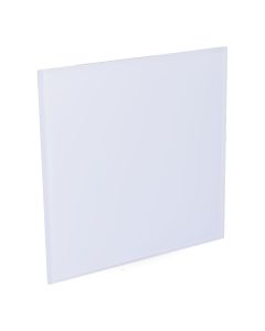 Tapa 175x175 mm cristal blanco mate para extractor 08413 ø10cm edm