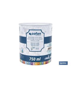 PINTURA A LA TIZA, CHALK PAINT, AZUL CELESTE 750 ML COFAN