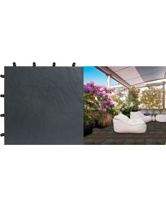 LOSETA BLACKNITE POLIPROPI.40X40 NEGRO