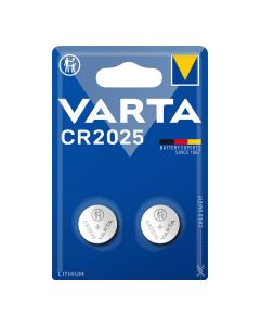 Micropila lithium cr2025 3v varta (blister 2 unid.) ø20,0x2,5mm