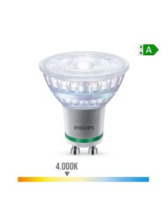 Bombilla led spot 36d 2,1w 375im gu10 4000k 220-240v ac 50/60hz. philips