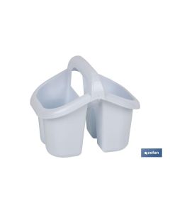 ESCURRECUBIERTOS  CON ASA BLANCO 19.5X15.5X16cm venta unitaria COFAN