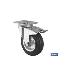 RUEDA GOMAMETAL PLACAFRENO Ø100X27MM COFAN