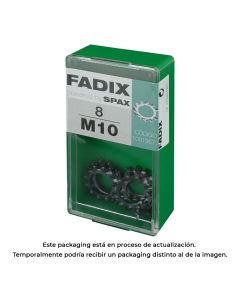 Caja s 8 unid. arandela dentada m 10 fadix