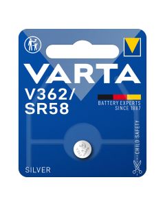 Micro pila de boton varta silver sr58 -v362 1,55v (blister 1 unid.) ø7,9x2,1mm