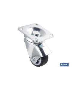RUEDA GOMAGRIS PLACA Ø30X18MM COFAN