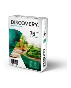 Pack con 500 hojas de papel multifunción discovery dina4 75g