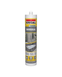 Silicona universal translucida 280ml 103183 soudal