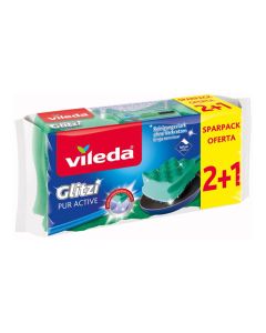 Estropajo su glitzi pur active 2+1 172568 vileda