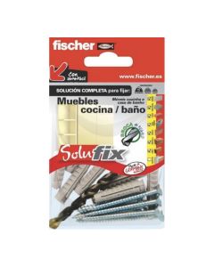 Kit de fijación para muebles cocina/baño 569816 solufix fischer