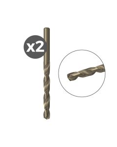 Pack 2 brocas para metal hss-co 4,0x43/75 / 2k 530498 fischer