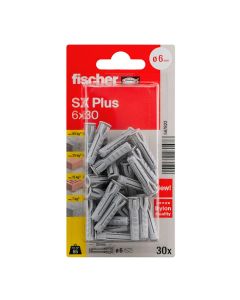 Blister taco fischer sx plus ø6x30mm k nv 30 unid. 567822