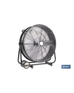 VENTILADOR INDUSTRIAL DE SUELO OSCILANTE NEGRO CON 3 VELOCIDADES Ø60 CM 250 W COFAN