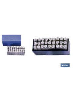 CONJUNTO ESTAMPACIÓN LETRAS 6 MM COFAN