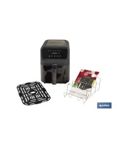 FREIDORA DE AIRE DIGITAL SLIM CON VENTANA  5 L 1500 W COFAN