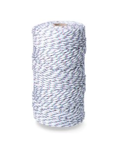 Cordón trenzado polipropileno tricolor, calibre 5 mm x 200 m
