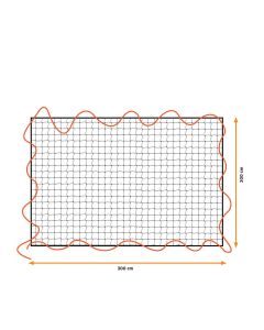 Red de carga elastica, 2x3m, mallado 10x10cm. black+decker