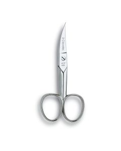 Tijera uñas curva 4,5" d 3 claveles