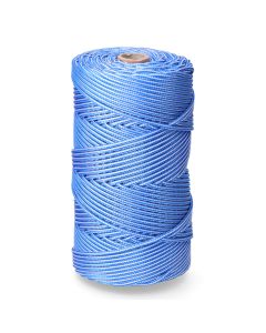 Cordón trenzado polipropileno azul / blanco, calibre 5 mm x 200 m