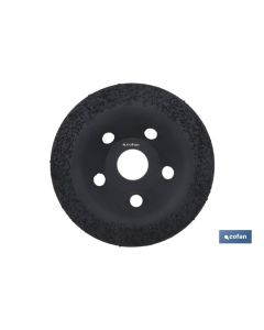 PLATO RECTIFICADOR CARBURO DE TUNGSTENO MULTIMATERIALES Ø115 X 22,23 GRANO MEDIO COFAN