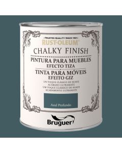 Rust-oleum chalky finish muebles azul profundo 0,750l 5397530 bruguer