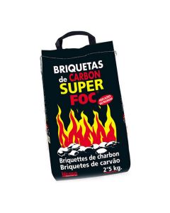 Briquetas de carbon vegetal 2,5kg 08006 super foc