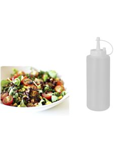 Botellin para salsas de plastico 370ml