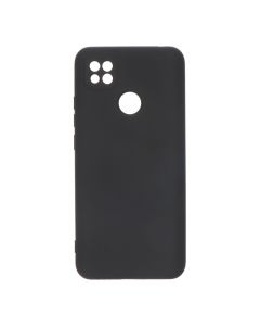 Carcasa negra de plástico soft touch para redmi 9c