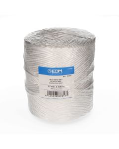 Hilo rafia 600/1 bobina 750g/420m blanco edm