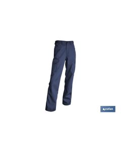 PANTALON TRABAJO SERVET 245 gmsm GRIS T-64 COFAN