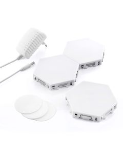 Set de 3 paneles de led modulares magnéticos y táctiles tilight innovagoods