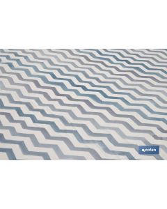 ROLLO MANTEL ANTIMANCHAS 1,40 x 25m 50% ALG50% PVC.RAYADO COFAN