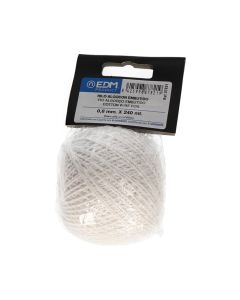 Hilo algodon embutido 100g/240m blanco edm