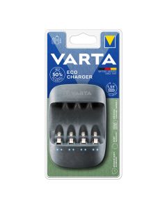 Cargador varta eco charger para pilas aa y aaa sin pilas