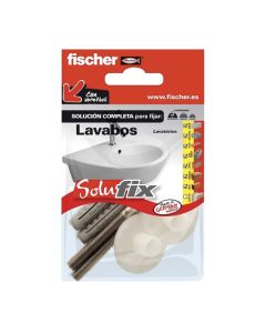 Kit fijación lavabos 569818 solufix fischer