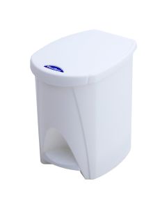 Cubo pedal de 7l blanco 20x26x28cm