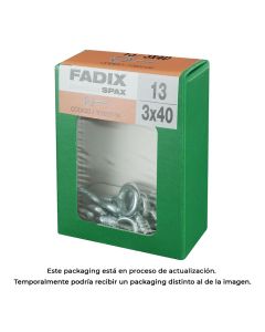 Caja m 13 unid. hembrilla cerrada cinc 3,0x40mm fadix