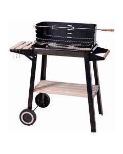 Barbacoa rectangular de carbon 54x34x6.5cm