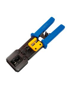 Crimpadora para conectores dobles rj11/12/45 y mp0027