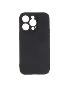 Carcasa negra de plástico soft touch para iphone 14 pro