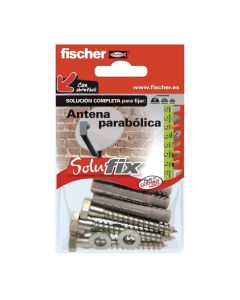 Kit fijación antena parabolica 502683 solufix fischer