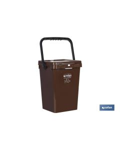 CONTENEDOR MARRON PARA RESIDUOS ORGANICOS  25L COFAN