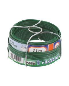 Hilo plastificado de color verde ø4mm x 50m filgraf