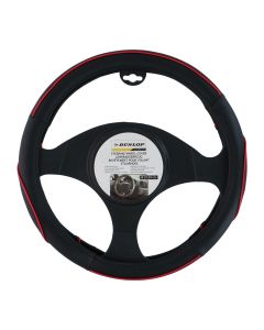 Funda para volante de ø37-39cm detalle rojo dunlop