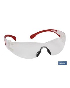 GAFAS SEGURIDAD SUPER LIGERA 18Grs LENTE CLARA COFAN