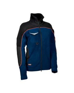 Cazadora woman forro polar rider azul marino negro cofra talla m