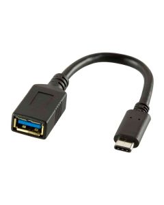 Cable adaptador usb 3.1 tipo c macho a tipo a hembra l logilink