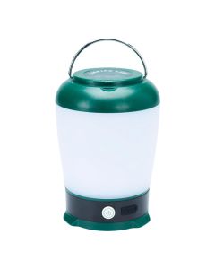 Farol led de camping, recargable, 3 modos, verde, 13 x 9 x 9 cm