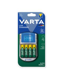 Cargador varta lcd charger para pilas aa y aaa