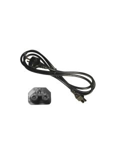 Cable de alimentador para portatil negro 2m